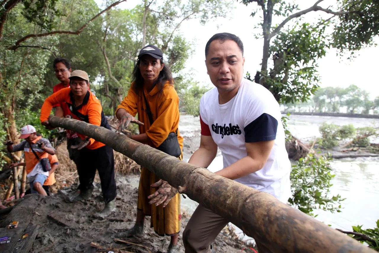 Begini Strategi Wali Kota Eri Cahyadi Atasi Rob di Kawasan Greges Timur