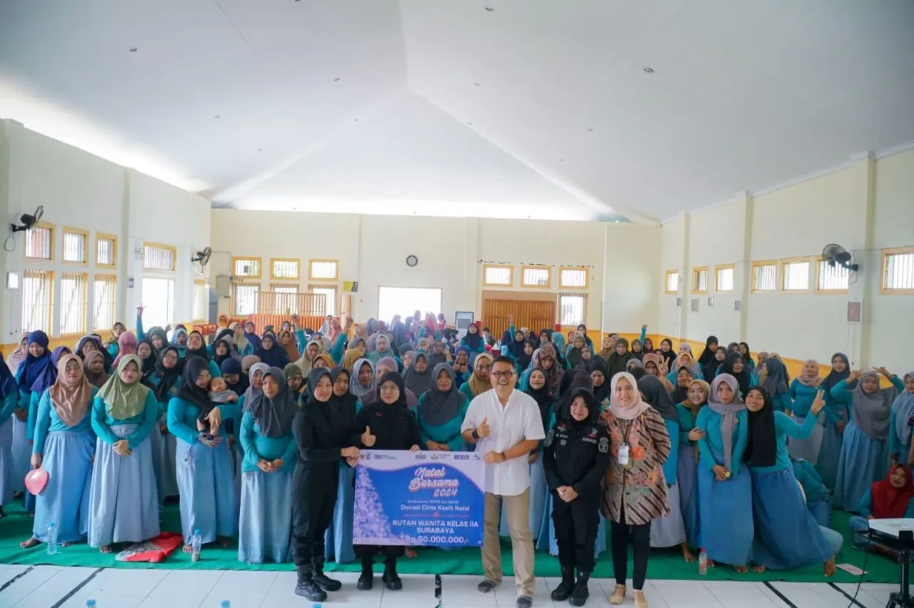 SIER Rayakan Kasih Natal Bersama Warga Binaan Rutan Perempuan Kelas IIA Surabaya