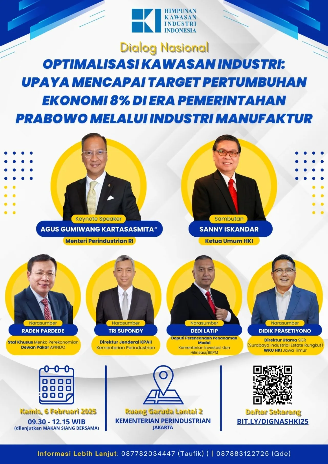 Dukung Optimalisasi Pertumbuhan Ekonomi 8 Persen, HKI Gelar Dialog Nasional