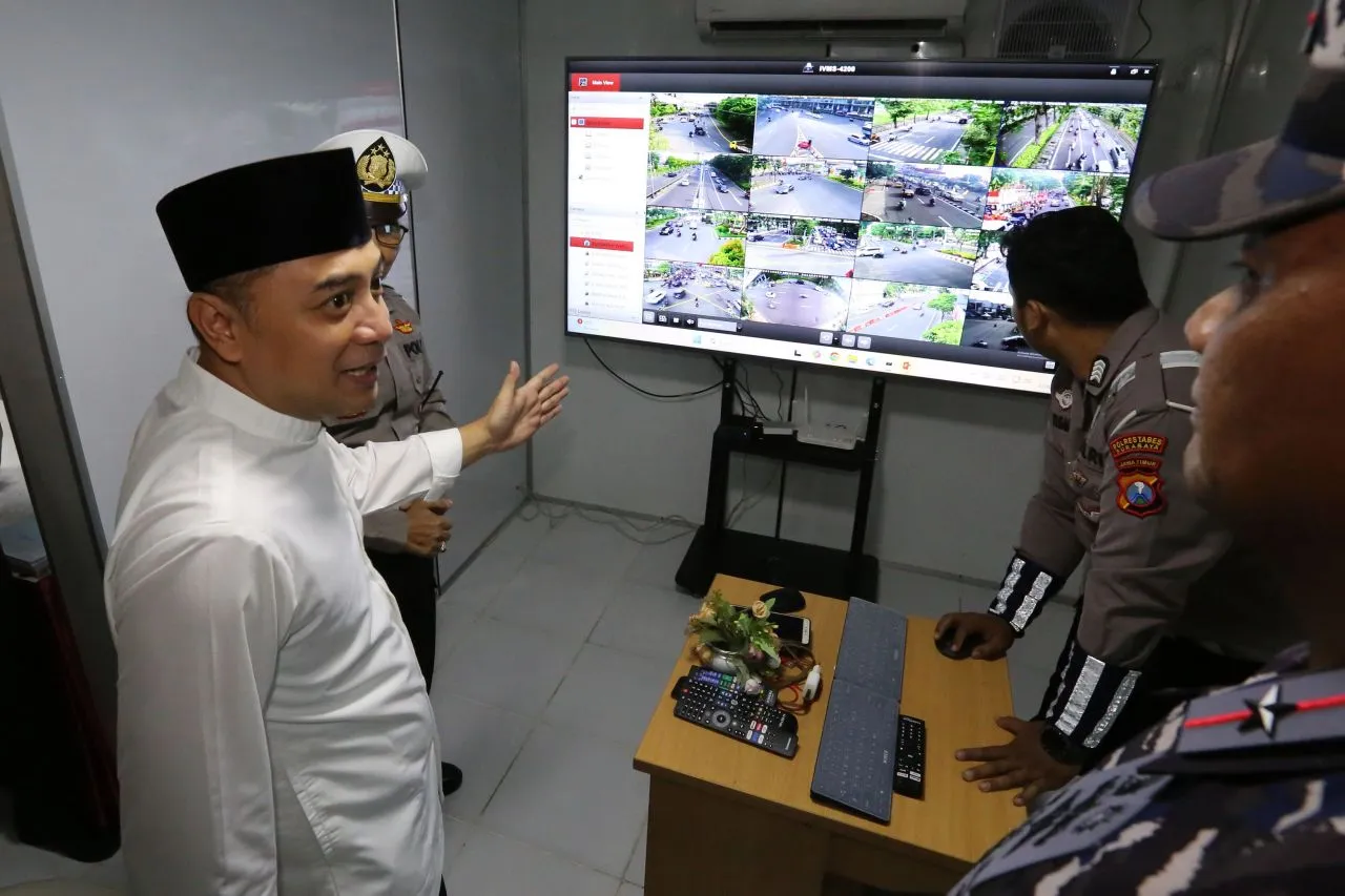 Wali Kota Eri Cahyadi Tinjau Pos PAM Lebaran 2025