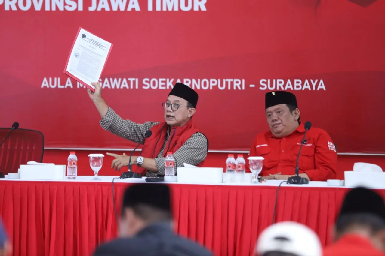 DPP Tunjuk Hari Yulianto Jabat Plt Ketua DPC PDI Perjuangan Kabupaten Sidoarjo