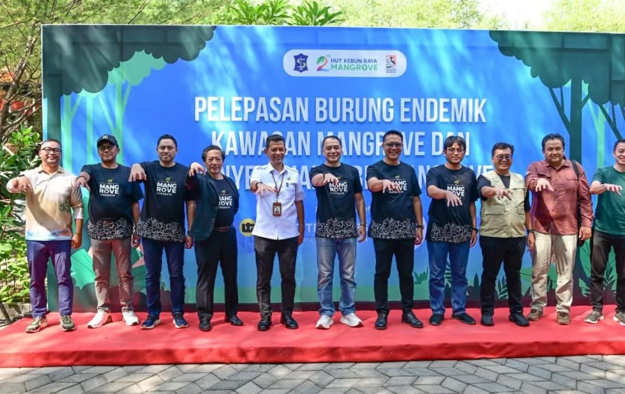 Kebun Raya Mangrove Surabaya Jadi Pusat Perpustakaan Bakau Dunia