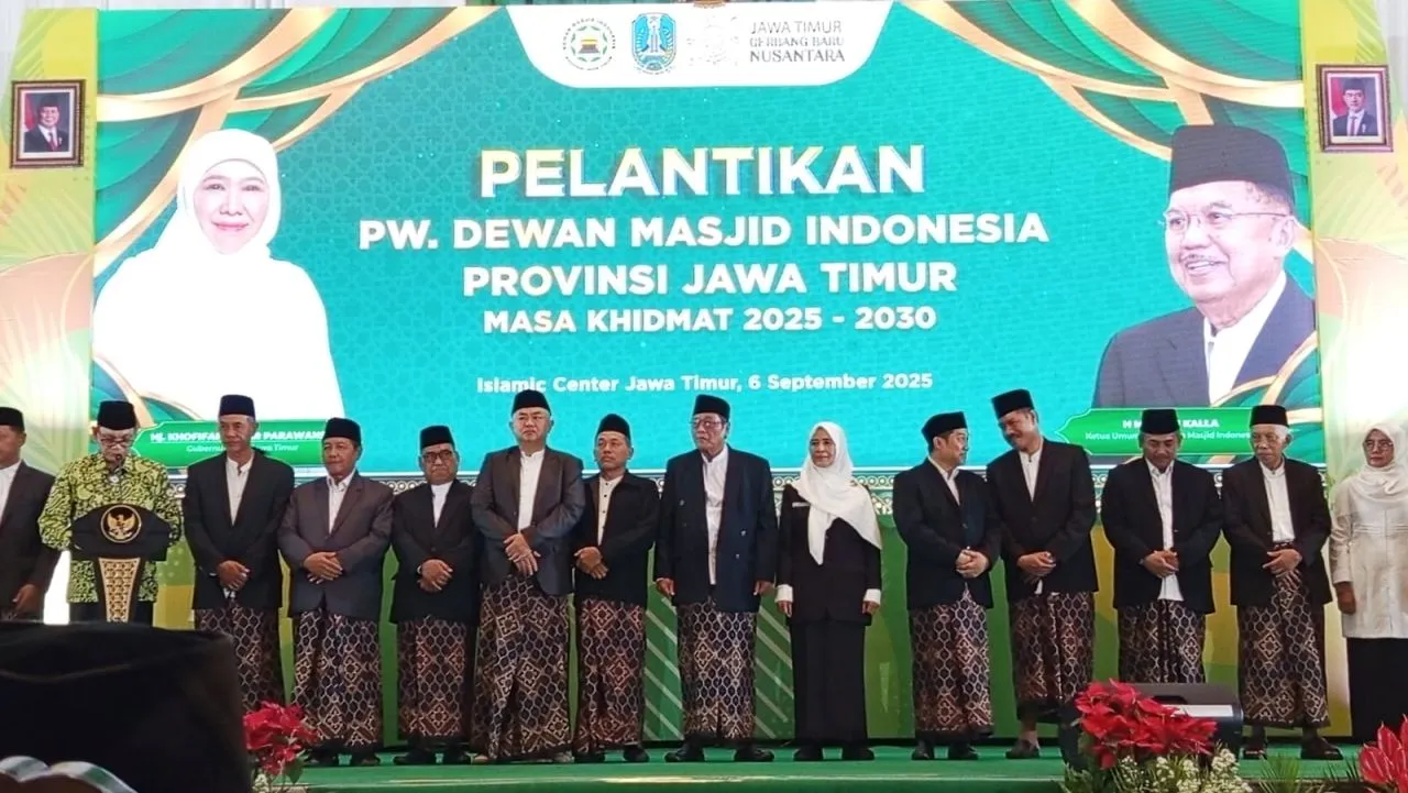 PW DMI Jatim 2025-2030 Resmi Dilantik, Jusuf Kalla Hadir