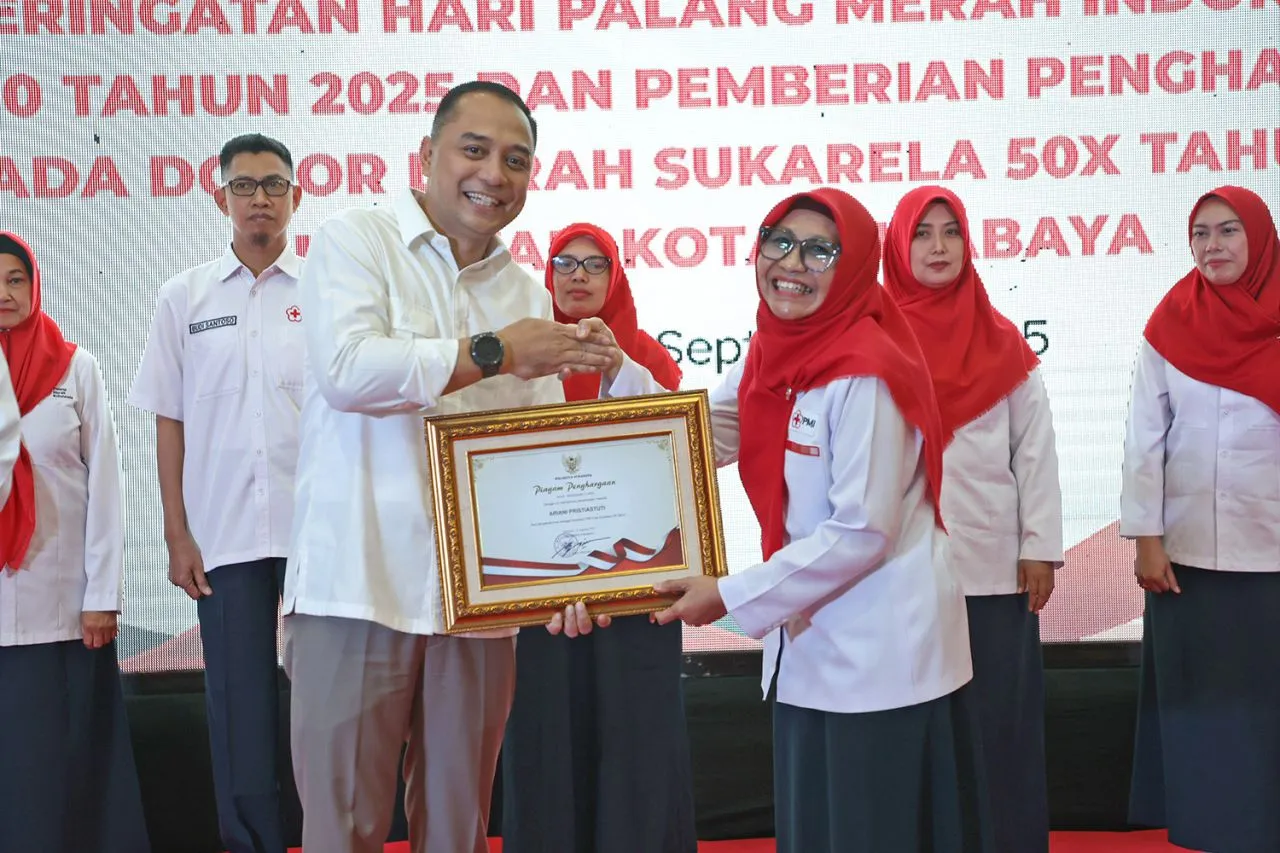 Penghargaan untuk 425 Pendonor, Tiga Miliki Rhesus Negatif Langka