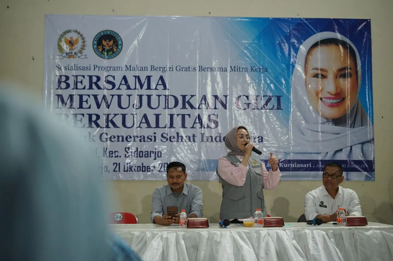 Sosialisasi MBG di Sidoarjo, Wujud Komitmen Prabowo Bangun Generasi Emas 2045