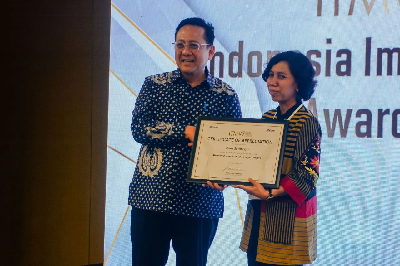 Surabaya Borong Empat Penghargaan Pariwisata dari MarkPlus Tourism