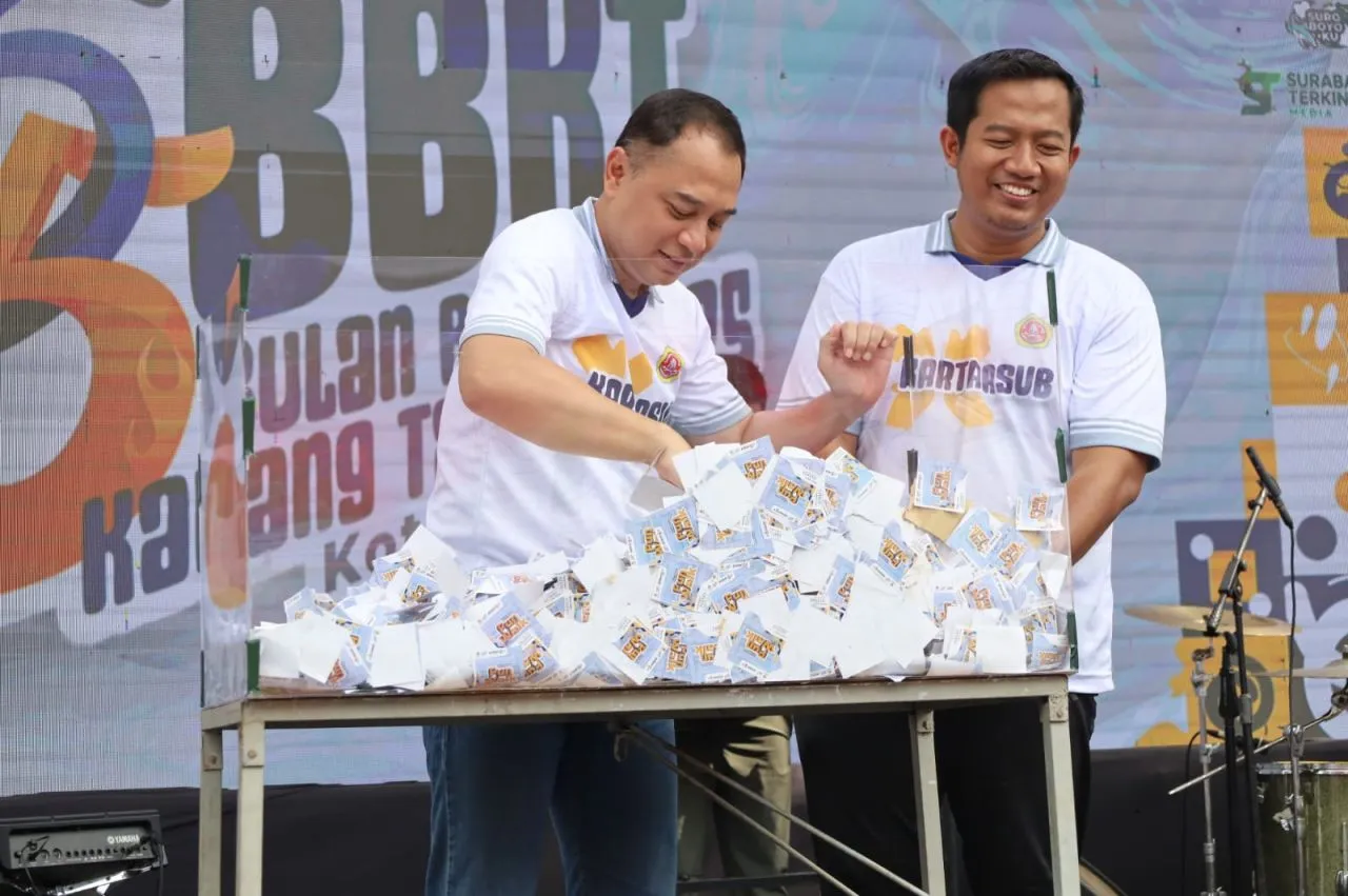 Wali Kota Eri Cahyadi Terima “Dasa Cita” pada Puncak BBKT 2025
