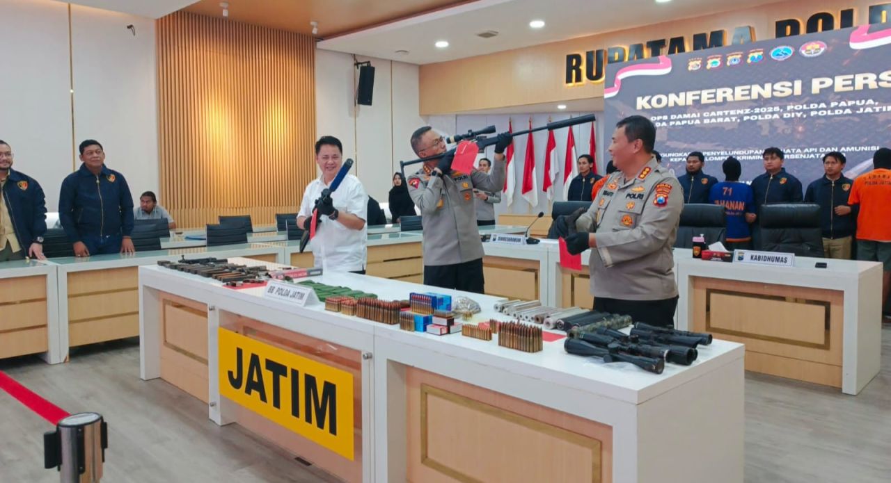 Polisi Berhasil Gagalkan Penyelundupan Senpi untuk KKB di Papua