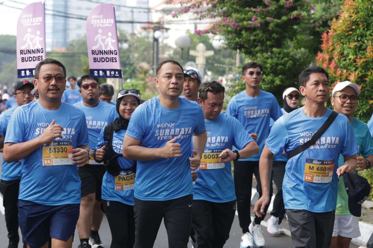 3.000 Pelari Ramaikan Surabaya ITS Run Fest 2025, Wali Kota Eri : Tahun Depan 5.000 Peserta