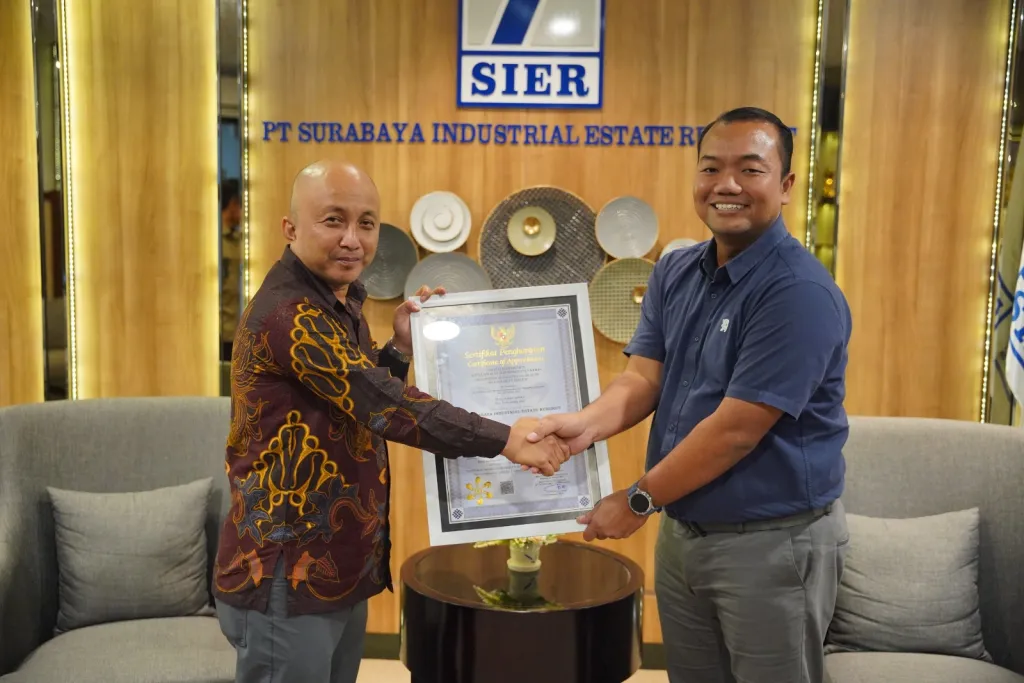 SIER Raih Sertifikat SMK3 Kemnaker di Bulan K3 Nasional 2026