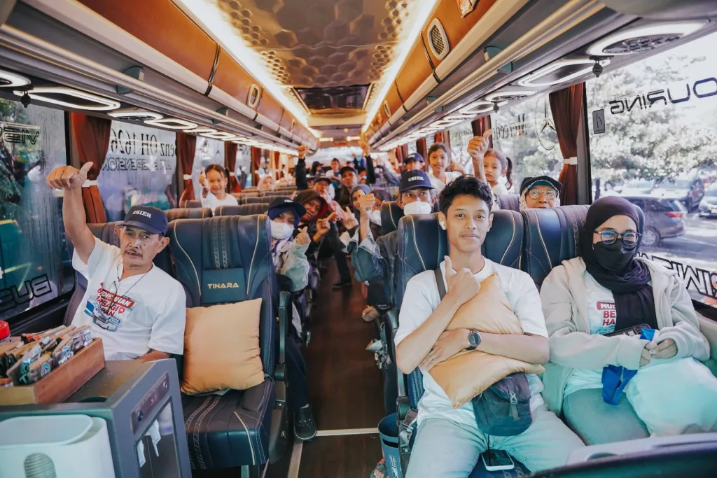 Mudik Gratis SIER Berangkatkan Ratusan Pemudik Tujuan Jatim–Jateng