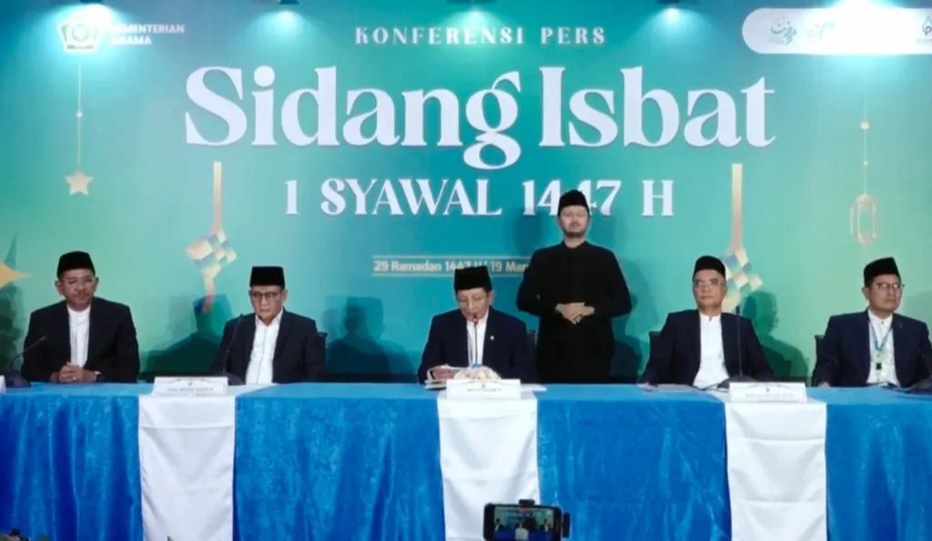 Sidang Isbat Tetapkan 1 Syawal 1447 H Jatuh pada Sabtu Besok