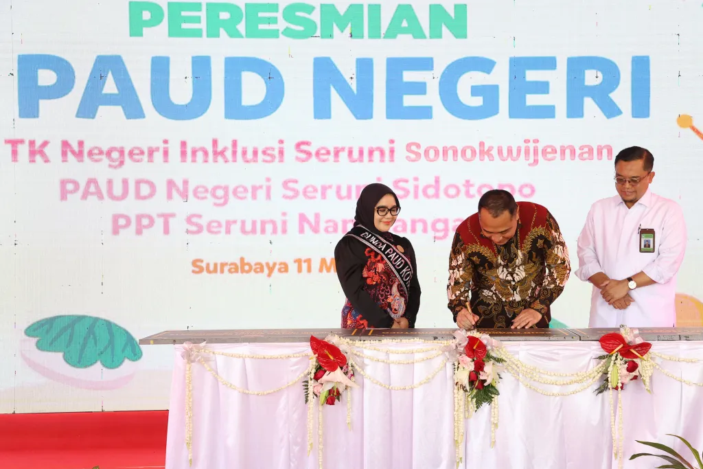 Pemkot Surabaya Resmikan Tiga PAUD Negeri Sekaligus