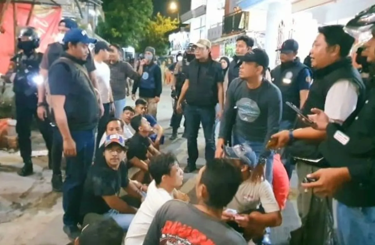 Kampung Narkoba Jalan Kunti Kembali Digerebek, Belasan Orang Diamankan
