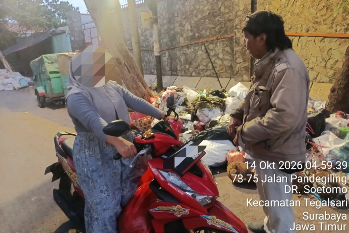 DLH Surabaya OTT Empat Pembuang Sampah Sembarangan