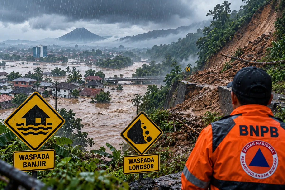 BNPB Imbau Warga Jatim Waspada Banjir dan Longsor