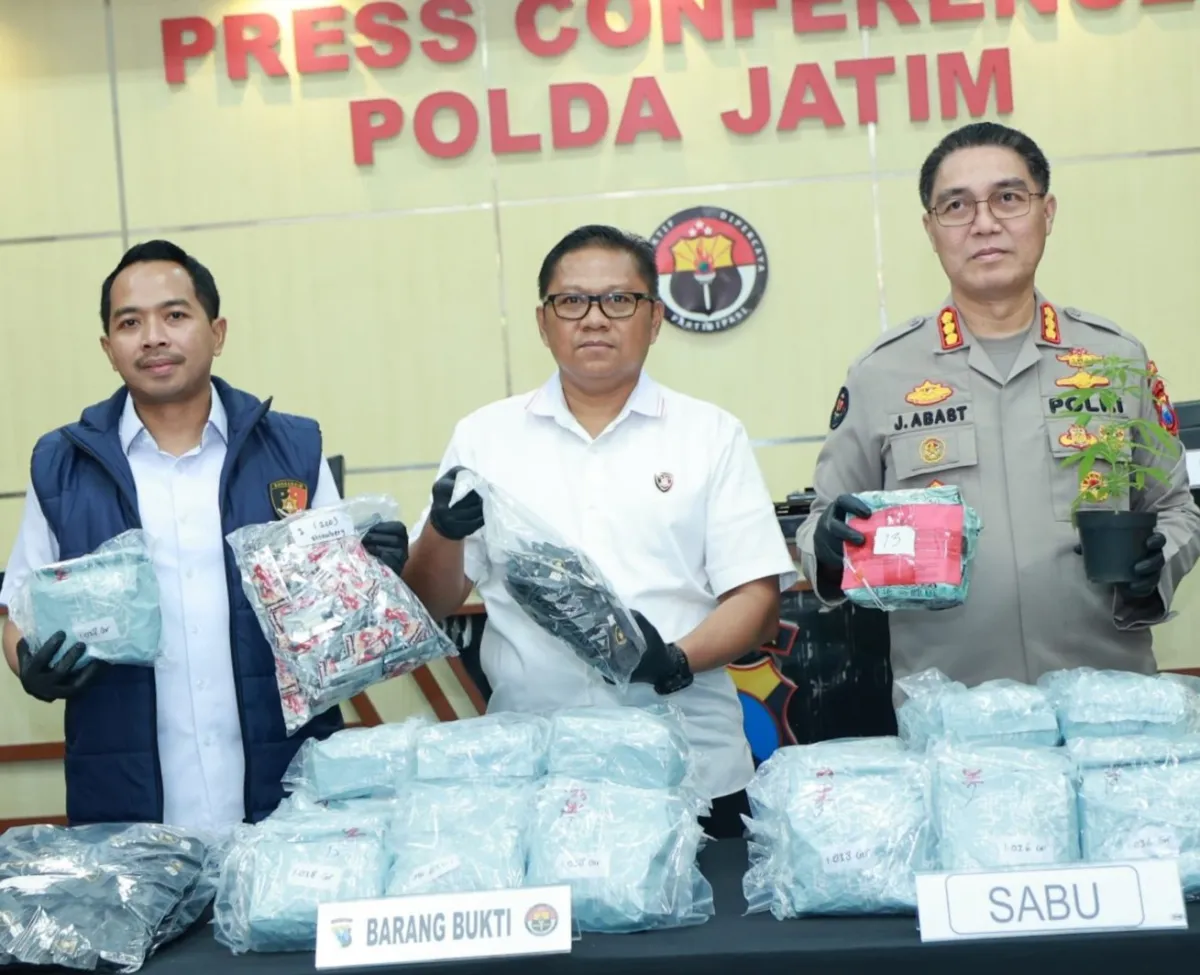 Polisi Ungkap 1.870 Kasus Narkoba, Sita 86,5 Kg Sabu