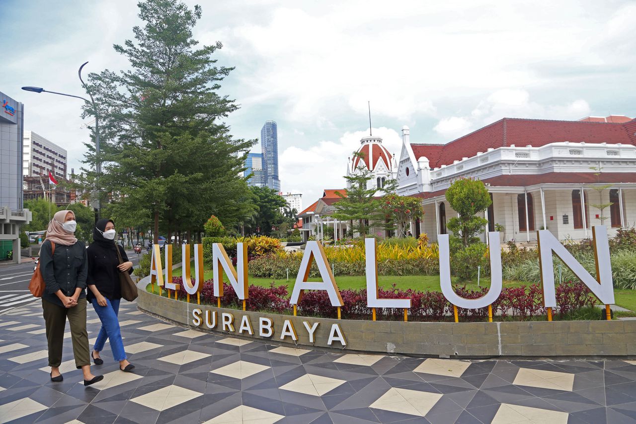 Alun- Alun Surabaya Tutup Sementara, Ini Alasannya